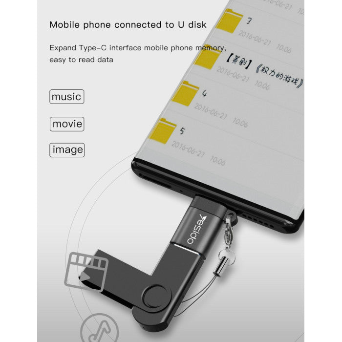 GS06 Type-C to USB-A OTG Adapter