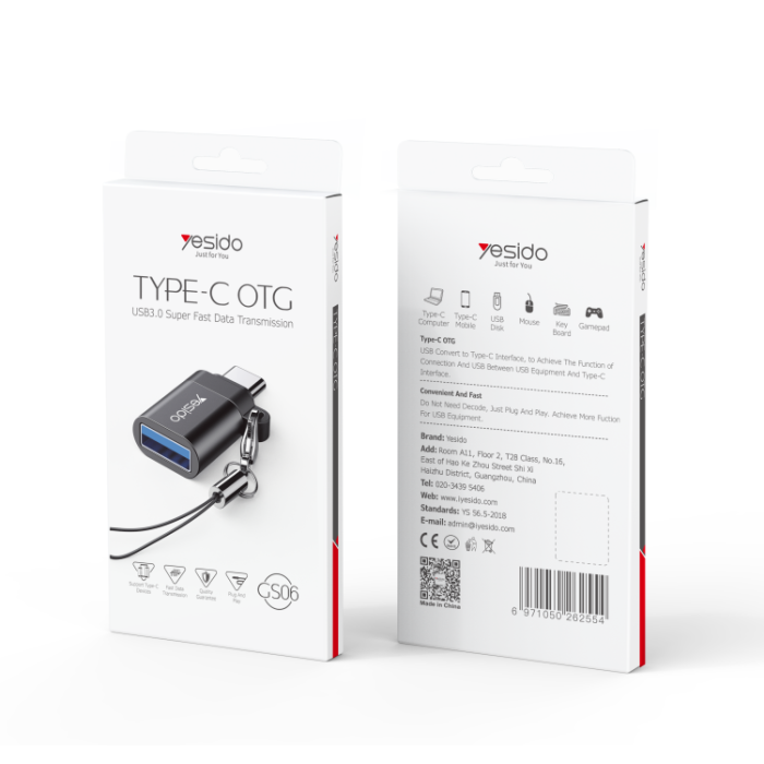 GS06 Type-C to USB-A OTG Adapter