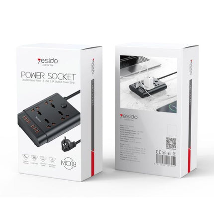 Yesido MC08 2 Meter 10 IN 1 Power Socket