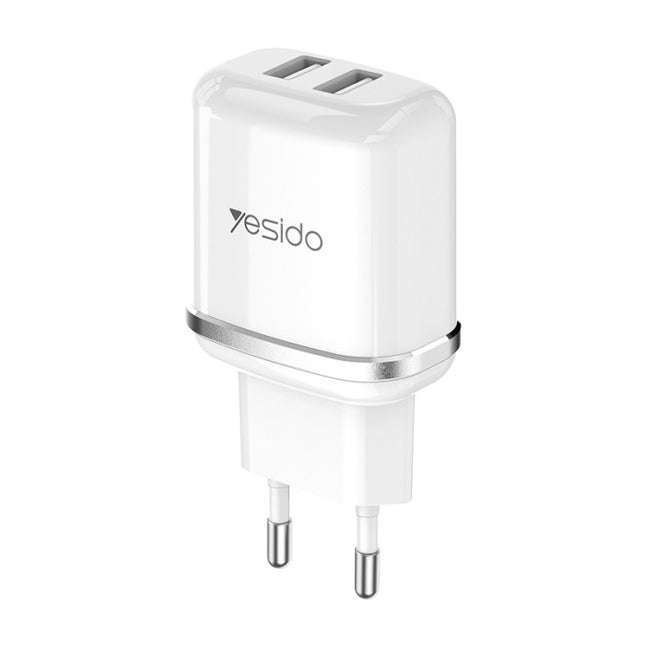 شاحن سفر من Yesido بمنفذي USB