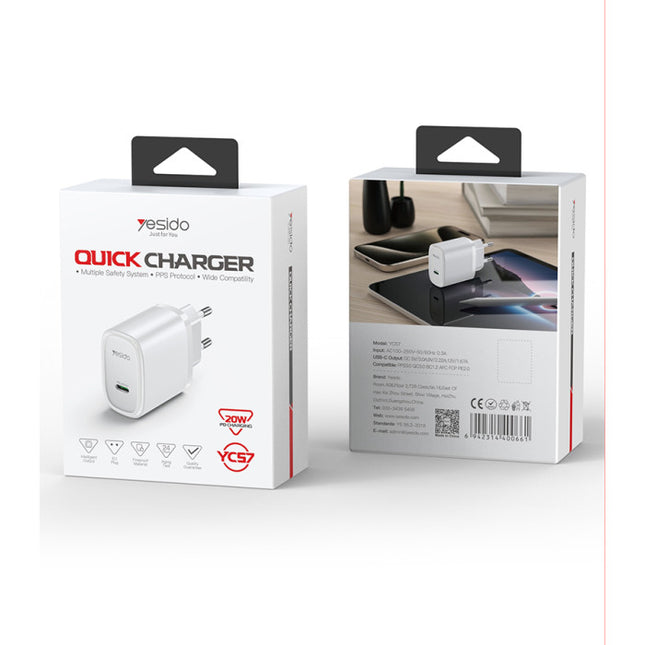 Yesido YC57 20W Fast Charging