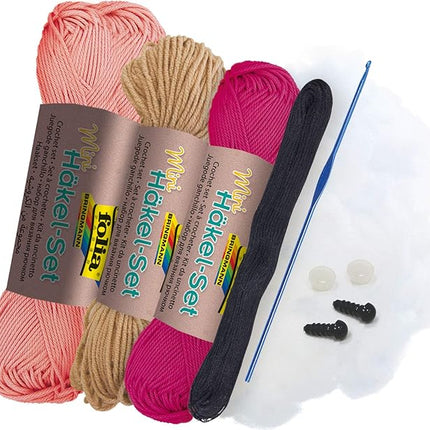Folia Mini Crochet Set- Flamingo