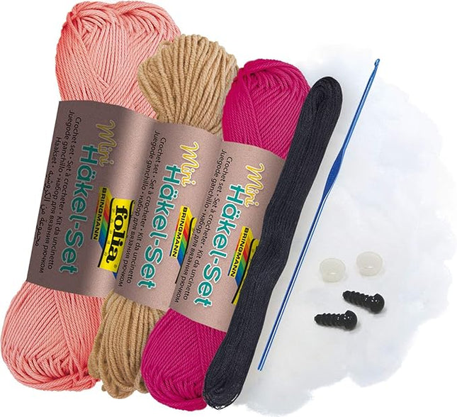 Folia Mini Crochet Set- Flamingo