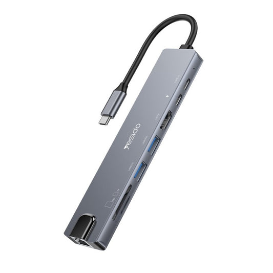 Yesido HB27 Eight in One Expansion Dock USB Hub