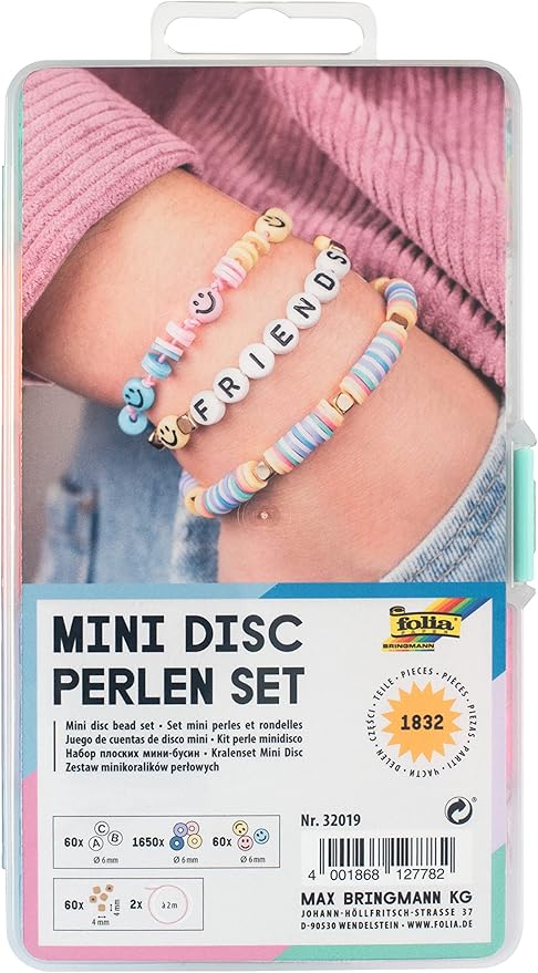 Folia Mini Disc Beads Set