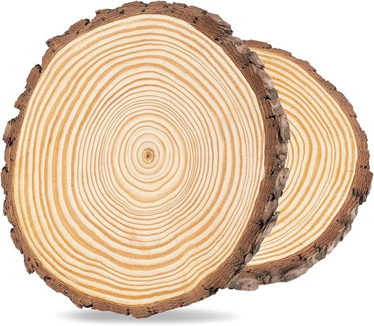 Natural Wood Slices 22cm