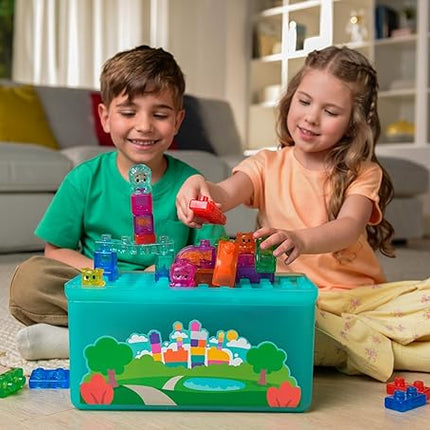 Jelly Blox Playground Store & Play Building Blocks Case - 30 Pcs