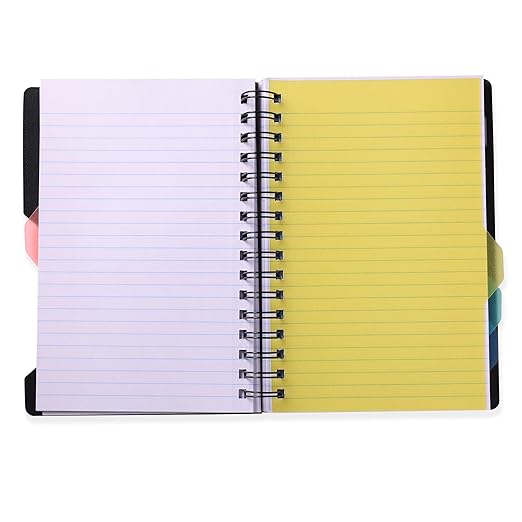 Luxor 5 Subject Spiral Premium Notebook-17.6 CM*25.0CM