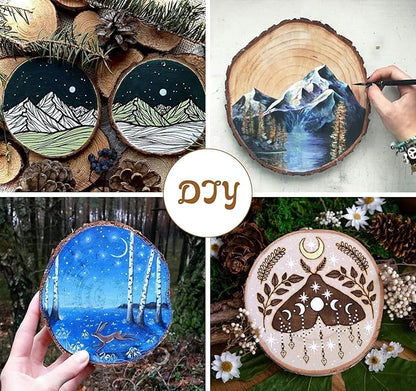 Natural Wood Slices 22cm
