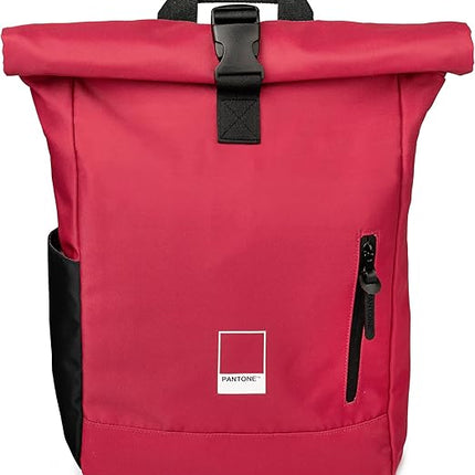 Pantone  Roll-Top Backpack- 64x30x13cm Rethink Pink