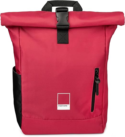 Pantone  Roll-Top Backpack- 64x30x13cm Rethink Pink
