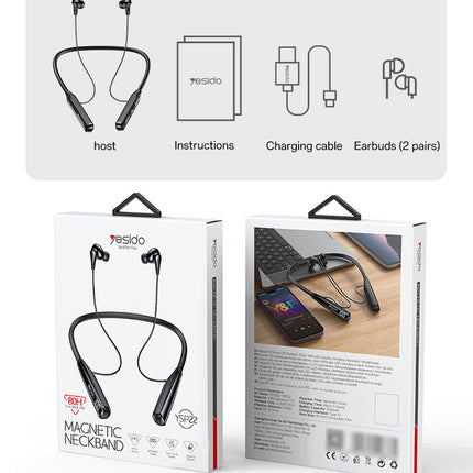 YESIDO YSP22 LED Indicator Necklace Wireless Earphone