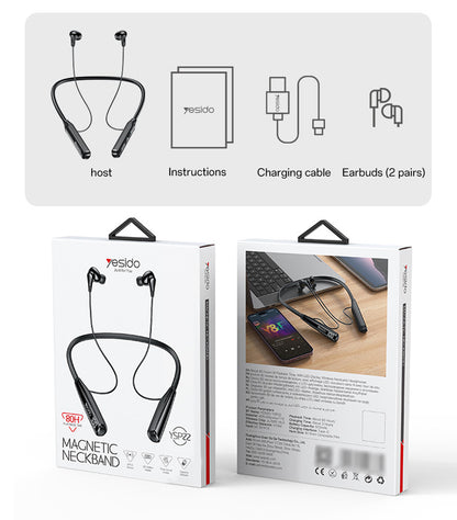 YESIDO YSP22 LED Indicator Necklace Wireless Earphone