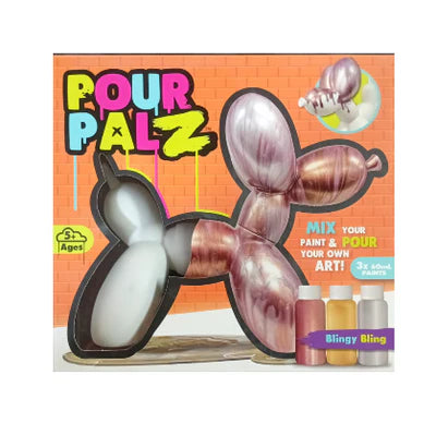 Pour Palz DIY Paint Balloon Dog Asst- 60ml