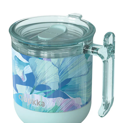 Quokka Drop Safe Thermal Ss Mug Wave Ginkgo Leaves 260 Ml