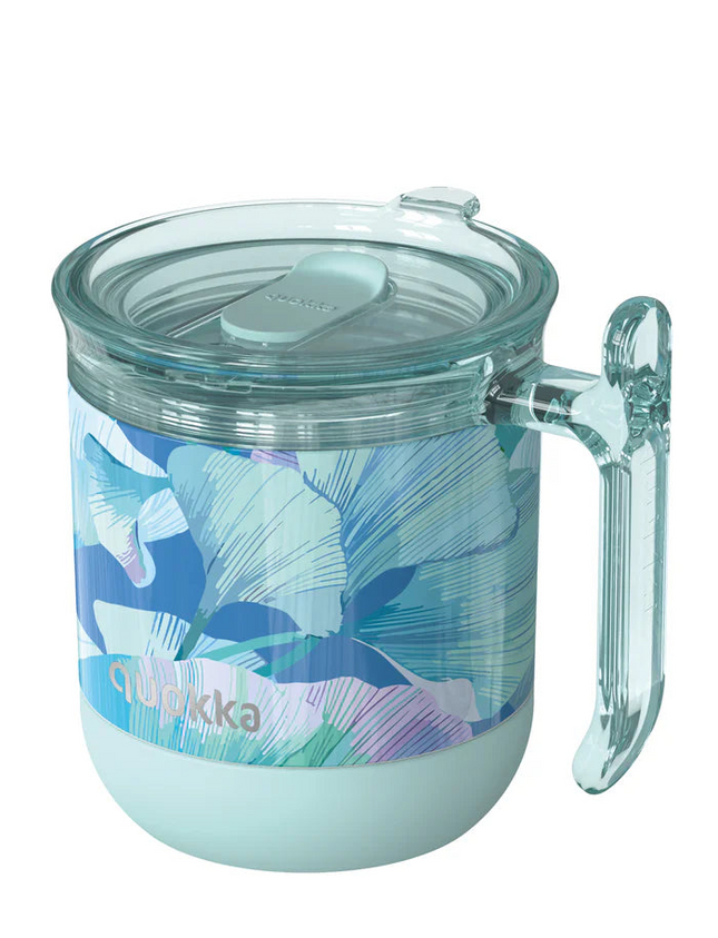 Quokka Drop Safe Thermal Ss Mug Wave Ginkgo Leaves 260 Ml