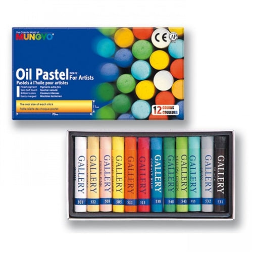 Mungyo Oil Pastel Pour Artists 12 Colors