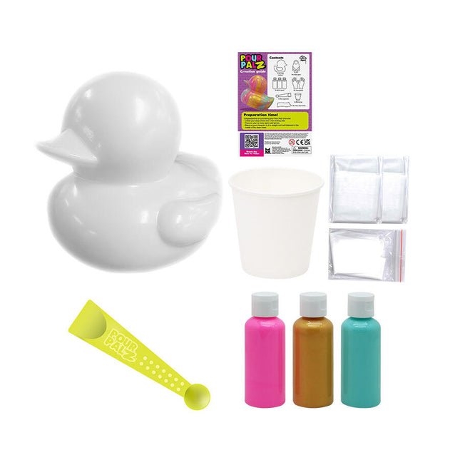 Pour Palz DIY Large Paint Rubber Duck -60ml