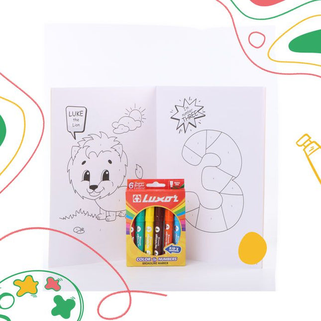 Luxor Color By Number Set