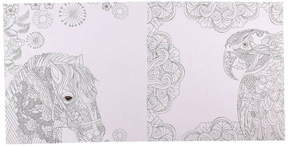 Achievers The enchanted forest coloring book