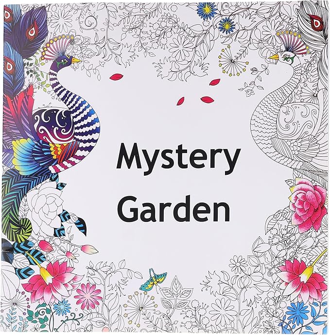 Mystery Garden coloring book