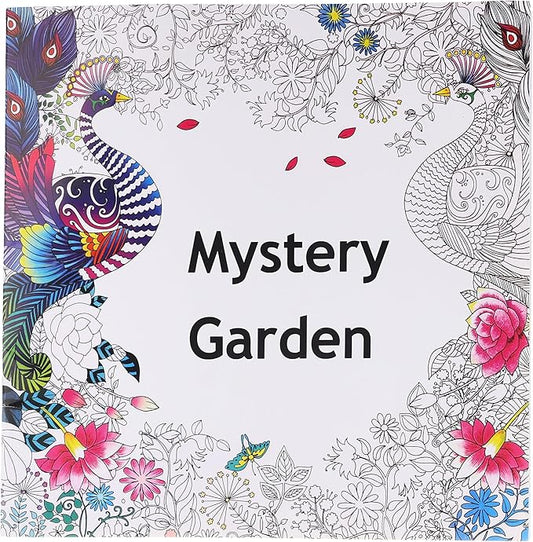 Mystery Garden coloring book