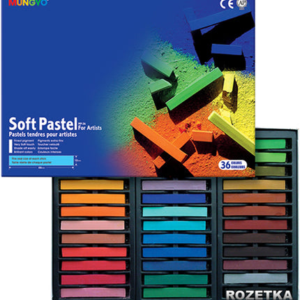 Mungyo Soft Pastel Tendres Pour Artists 36 Colors