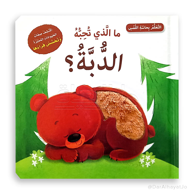 سلسلة التعلم بحاسة اللمس : ما الذي تحبه الدبة ؟