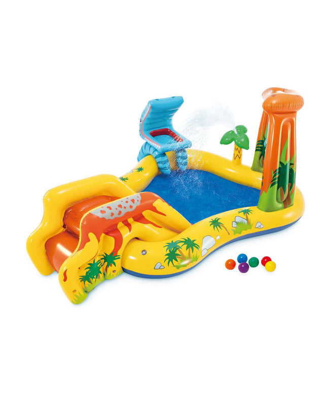 Intex Dinosaur Play Center with Slide 2.49x1.91x1.09m