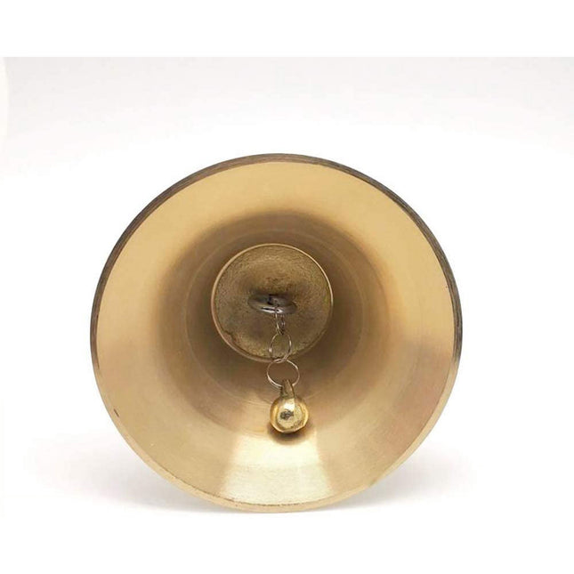 Gold Metal Hand Bell Wood Handle