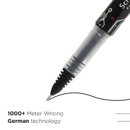 Luxor LX MAX Refillable Liquid Ink Roller Pen-Black