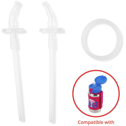 Skip Hop  Stainless Steel Straw Bottle Extra Straws - 2-Pack