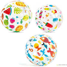Intex Lively Print Beach Ball (51cm)