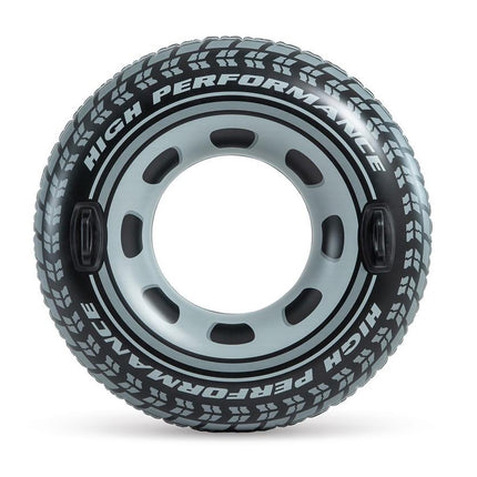 Intex Black Tire Swim Ring Tube (114cm)