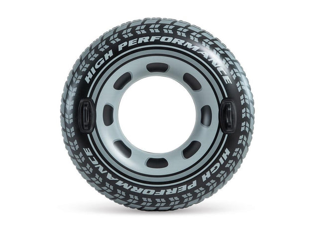 Intex Black Tire Swim Ring Tube (114cm)