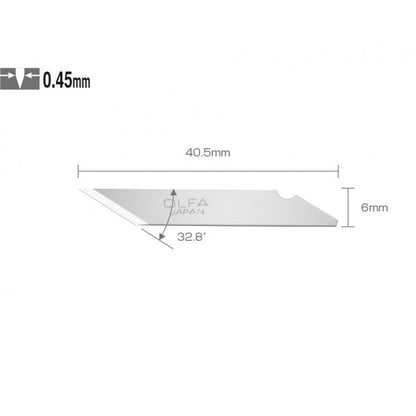 Olfa AK-1/5B Art Knife - 6pc