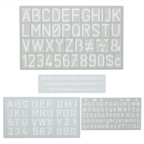 Alternatives Lettering Guide Set