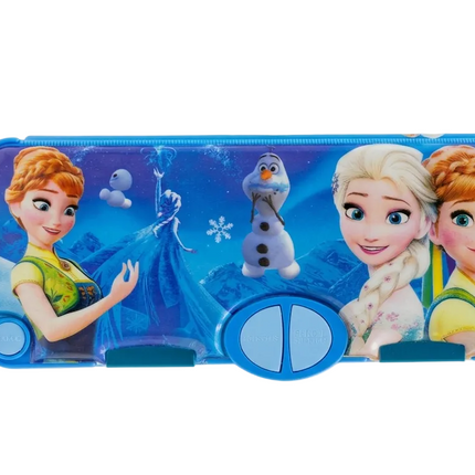 Phone case with Disney Frozen characters on a blue background