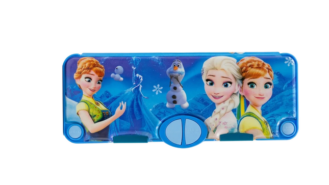 Phone case with Disney Frozen characters on a blue background