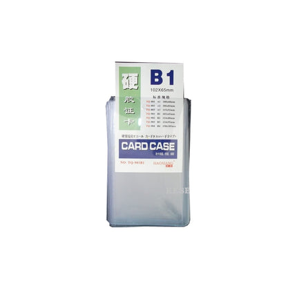 Clear Plastic Vertical Name Badge ID Card Holders