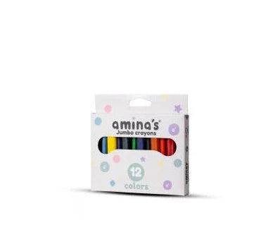 Amina's Jumbo Crayons 12 Colors
