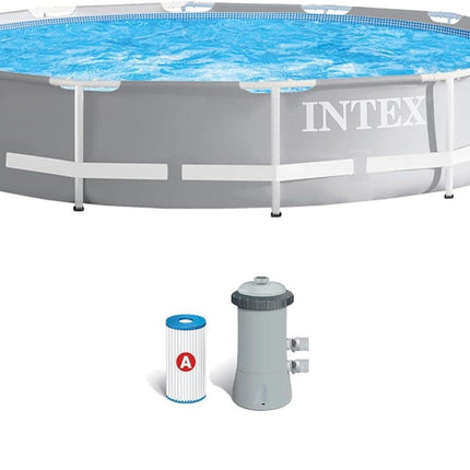 Intex Prism Frame Round Pool 3.66mx76cm (with Filter)