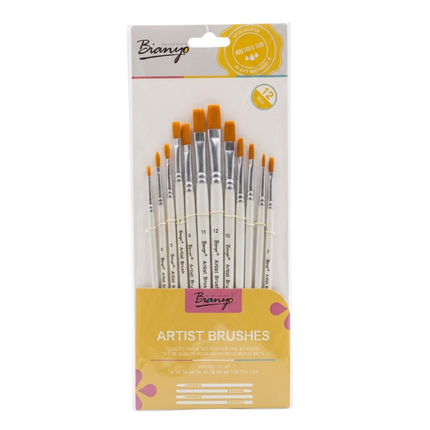 Artist Brush Set -12 pc