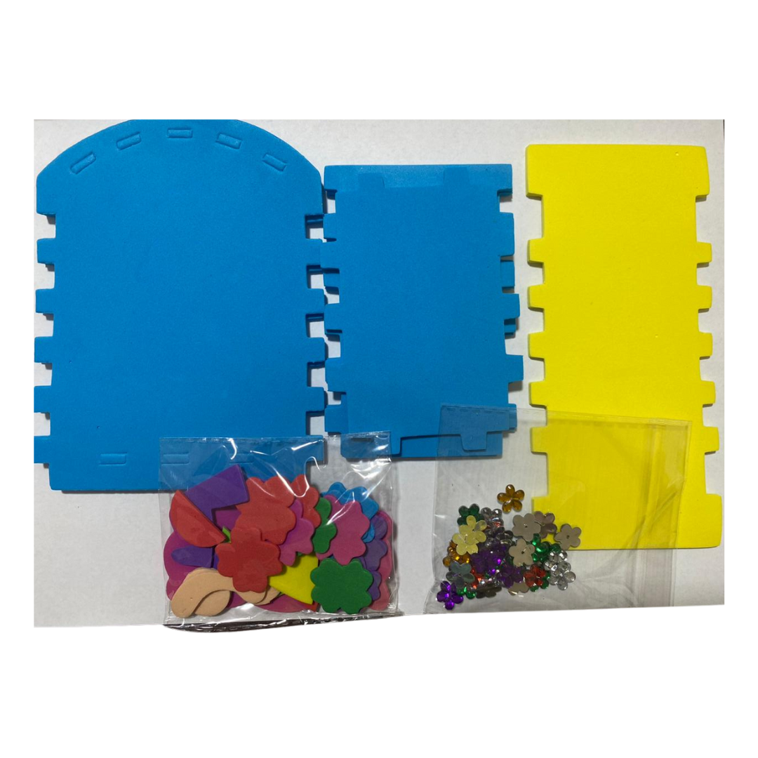 DIY Colorful Felt My Saving Box