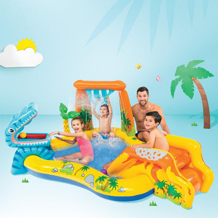 Intex Dinosaur Play Center with Slide 2.49x1.91x1.09m