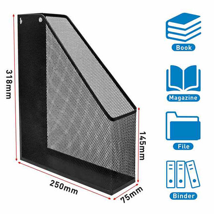Foska Magazine Rack Desk Folder Document Office Mesh