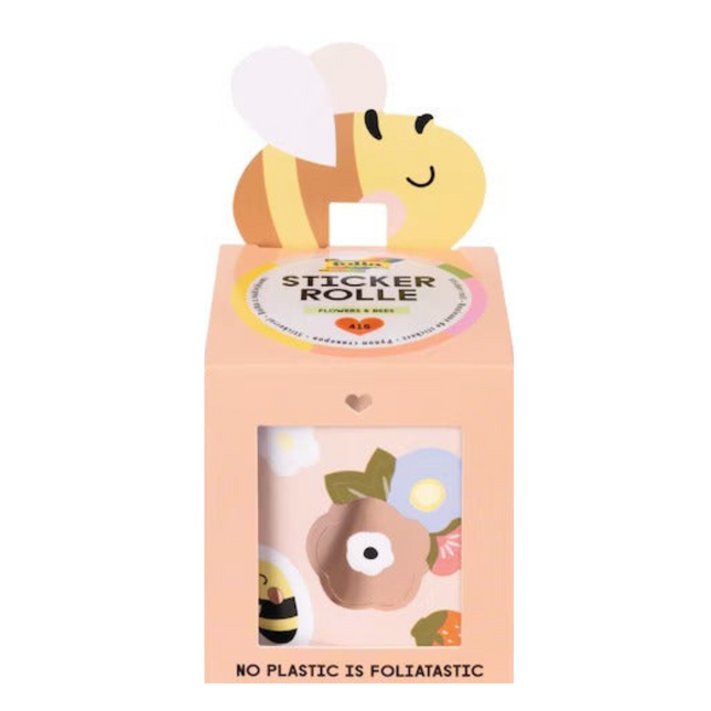 Folia sticker roll-Flowers & Bees