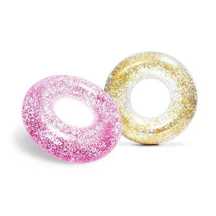 Intex Transparent Glitter Swim Ring (1.20m)