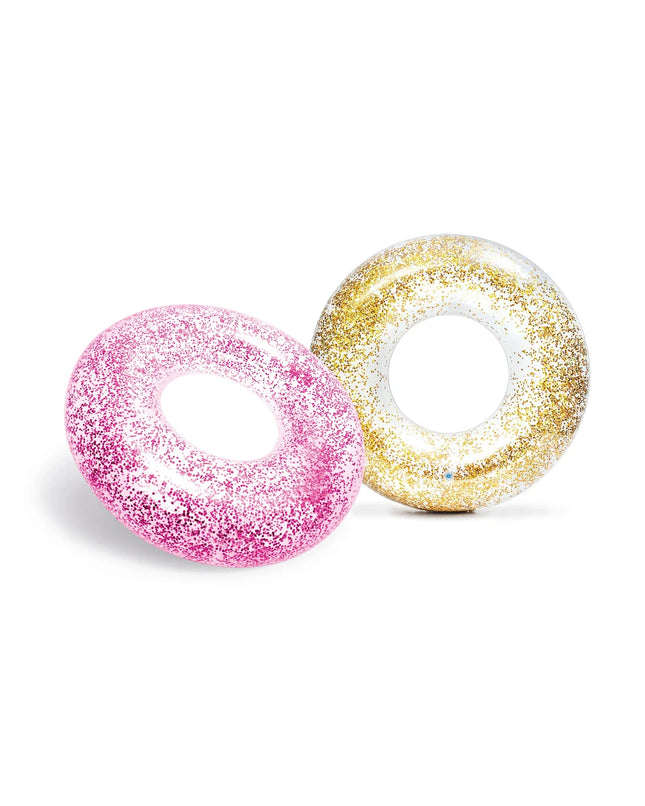 Intex Transparent Glitter Swim Ring (1.20m)