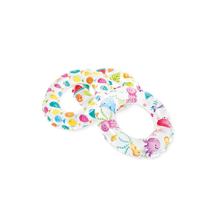 Intex Lively Print Swim Ring (51cm, Age 3-5)
